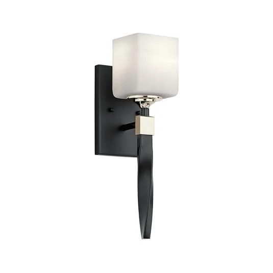 Aplique para baño Marette, negro