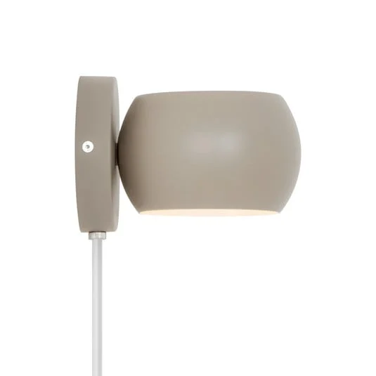 Aplique de pared Belir up/down con enchufe, marrón