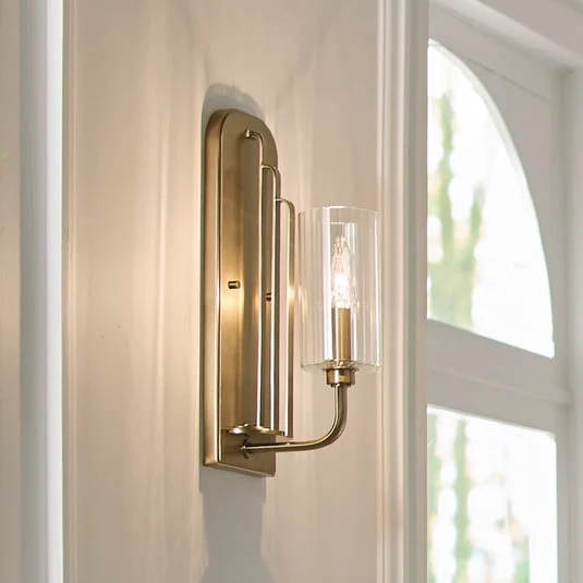 Aplique Kimrose, 1 luz, latón