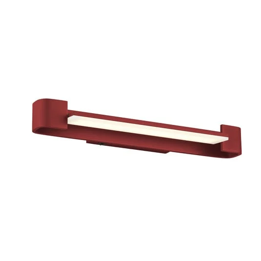 Aplique LED Box, giratorio, rojo indio