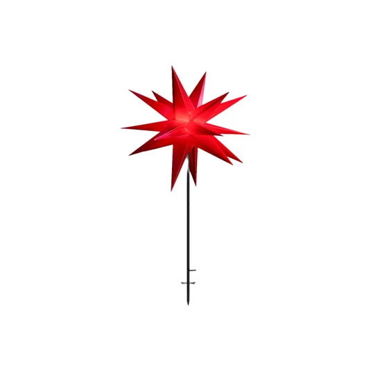 Sterntaler Estrella LED IP44 soporte Ø 100 cm rojo