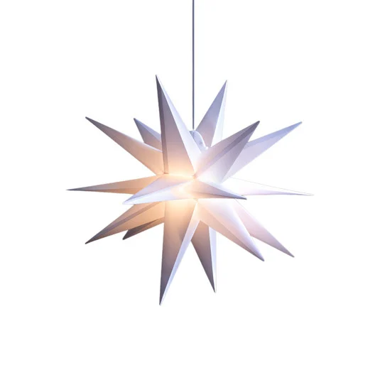 Sterntaler estrella IP44 E14 Ø 55 cm blanco