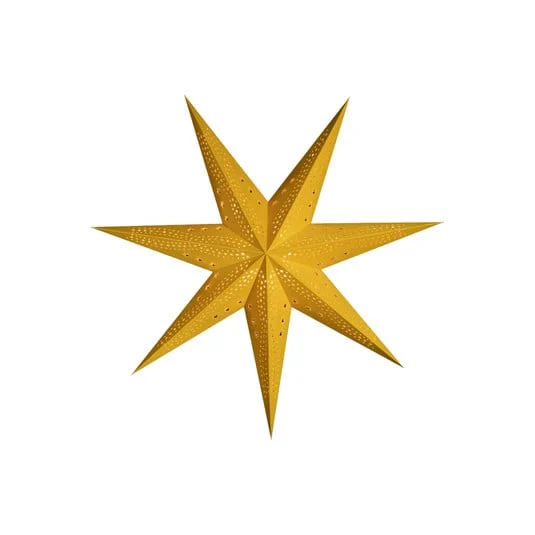Sterntaler terciopelo estrella papel Ø75 amarillo