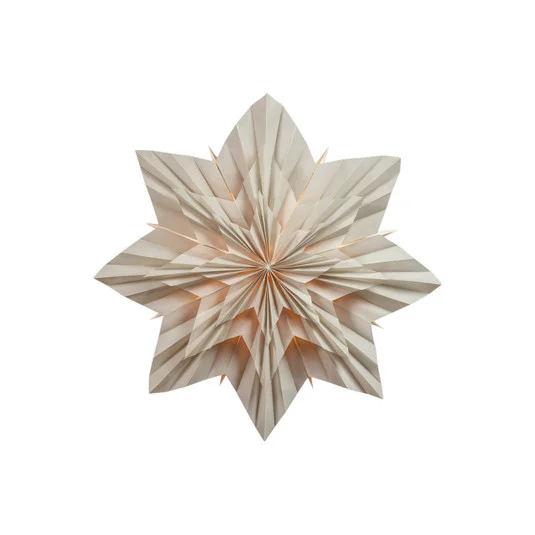 Sterntaler 2024 estrella de papel 3D Ø 60 cm gris