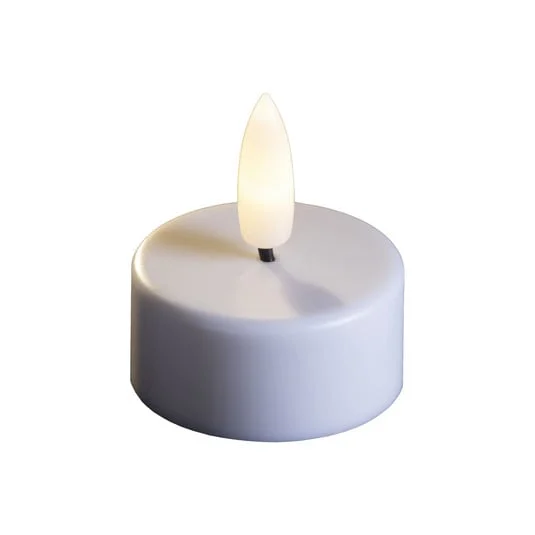 STERNTALER Vela LED, blanca, Ø 3,7 cm, pilas, juego de 4