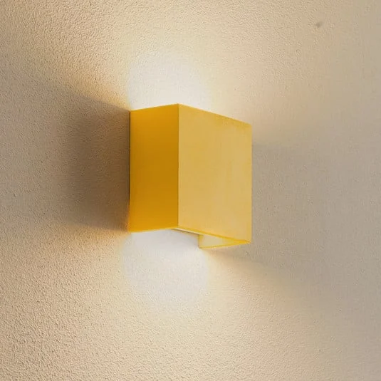 Aplique de pared LED Gianto up/down, amarillo