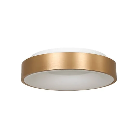 Plafón LED Ringlede, 2.700 K Ø 38 cm dorado