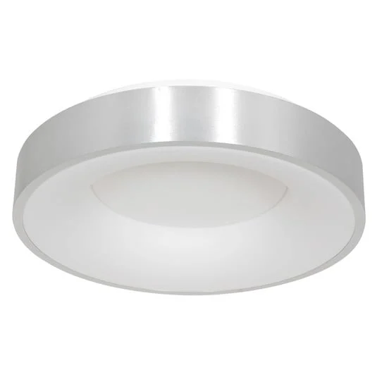 Plafón LED Ringlede 2.700 K Ø 48 cm plata
