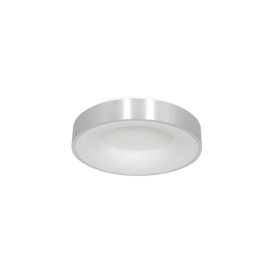 Plafón LED Ringlede 2.700 K Ø 30 cm, plata