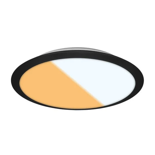 Plafón LED 3767015 switch CCT IP44 negro