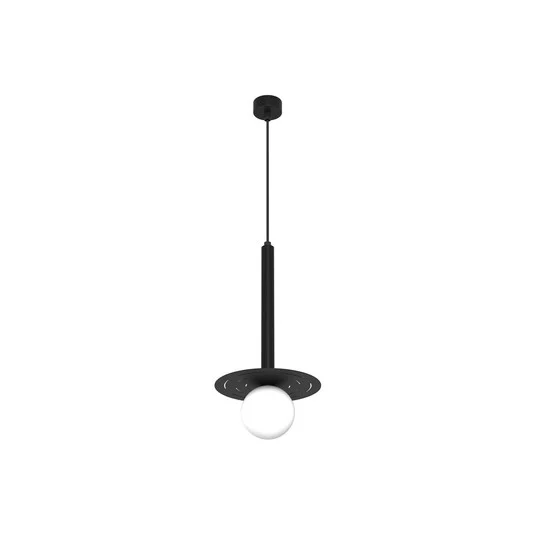 Lámpara colgante Futura, negro/blanco, 1 luz
