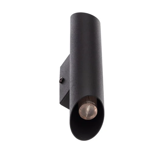 Aplique de pared Corte, negro, 2 luces