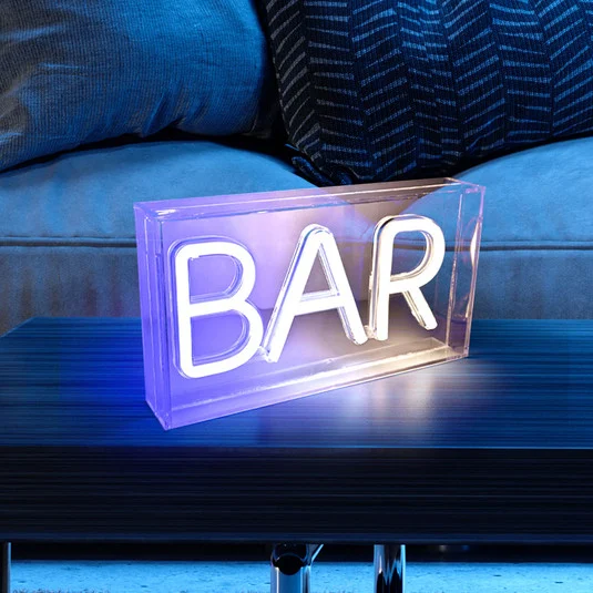 Lámpara de mesa LED Neon Bar, USB