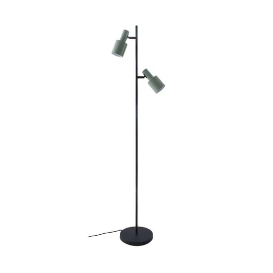 Ovelia Lámpara de Pie Green/Black - Lindby