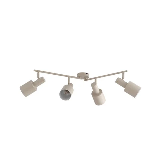Ovelia 4 Lámpara de Techo Beige - Lindby