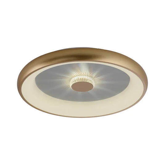Vertigo Plafón LED, CCT, Ø 61,5 cm, latón