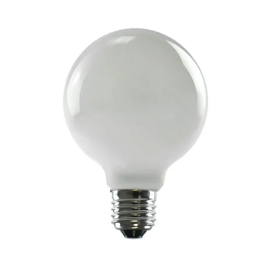SEGULA Vintage globo LED G80 E27 3,2W opalino dim