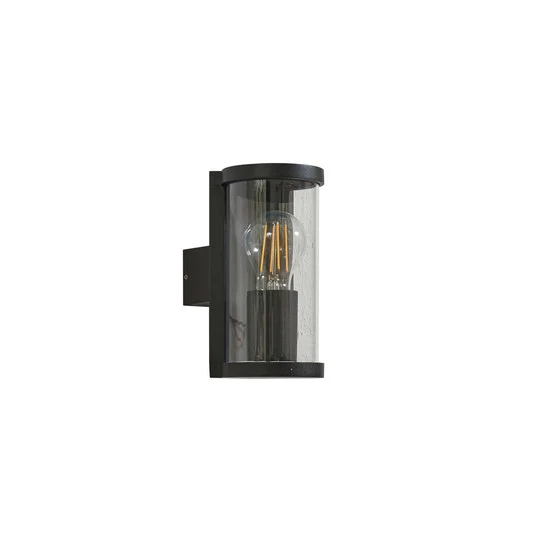 Zanta Aplique Exterior H19,7 IP65 Negro - Lucande