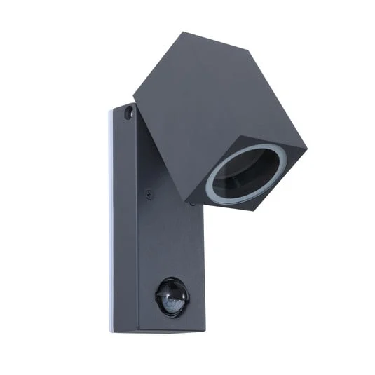 Othil En el exterior Aplique de Pared w/Sensor Gris - Lindby