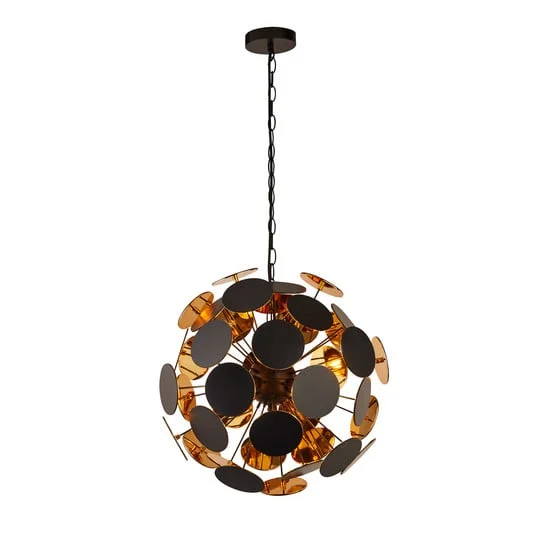 Lámpara colgante Discus, 4 luces