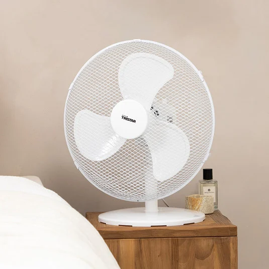 Ventilador de mesa blanco VE-5727 con 3 posiciones