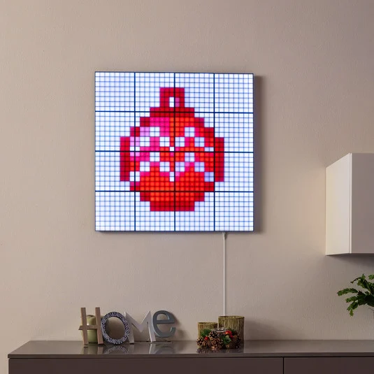 Juego de inicio Twinkly RGB-Squares negro de 1 pieza USB-C