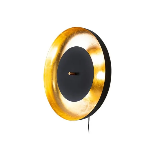 Shelby Aplique de Pared Matt Black/Gold - By Rydéns