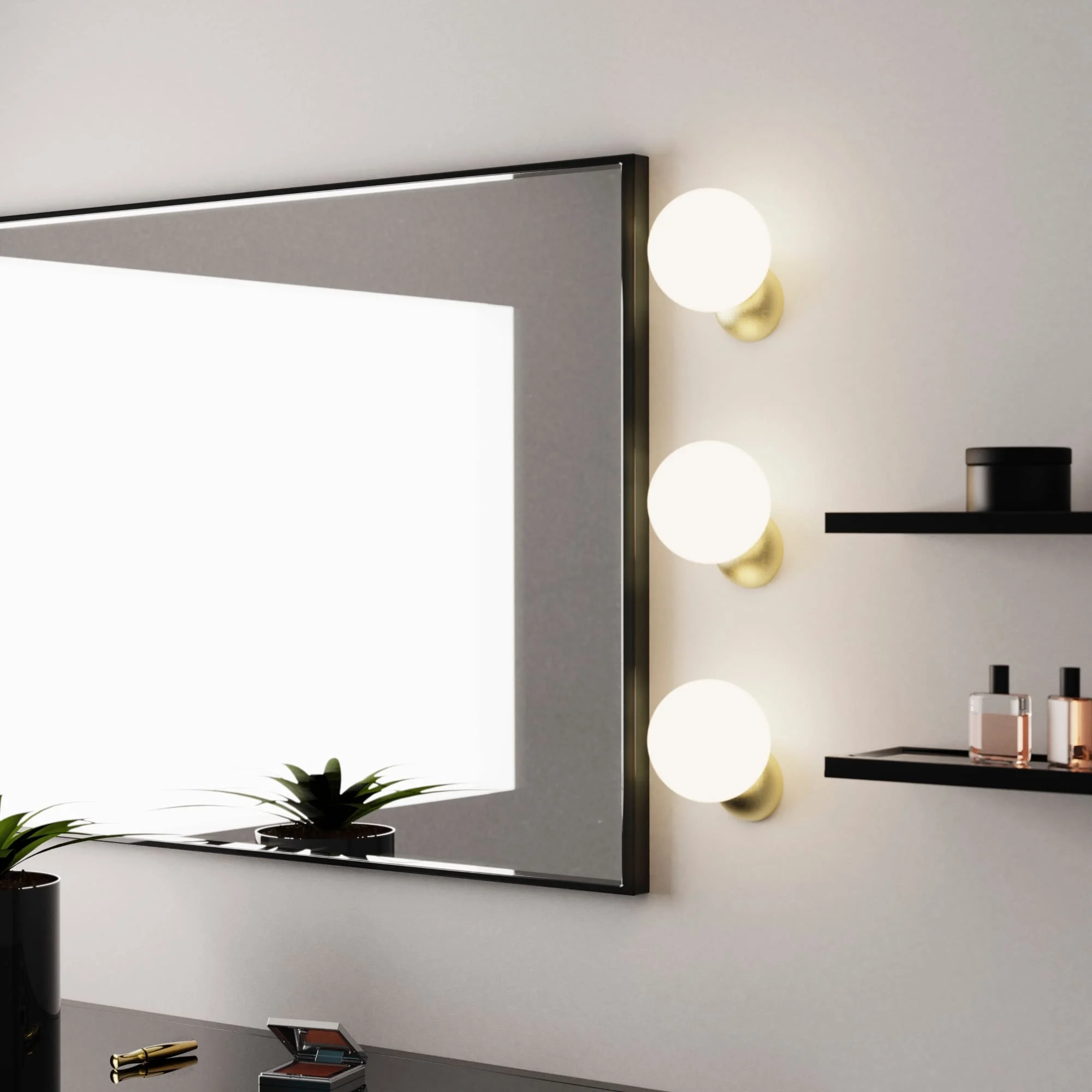 Aplique de pared Sulion Volga LED G9 blanco apto exterior IP44 25W