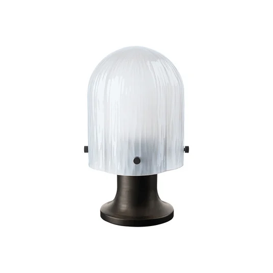 Seine Portable Lámpara de Sobremesa White/Antique Brass - GUBI