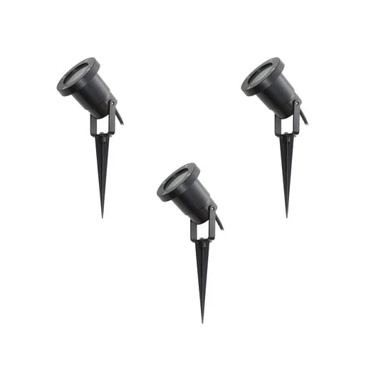 Thorgal Trädgårdslampa w/Lanza Ø9,8 3pcs Negro - Lindby