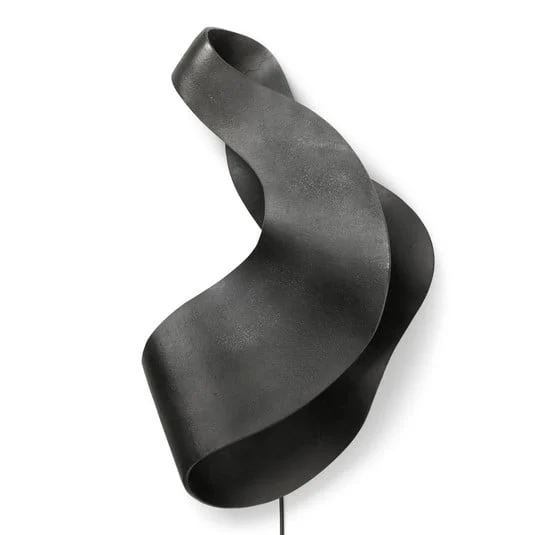 Oyster Aplique de Pared Black - Ferm Living