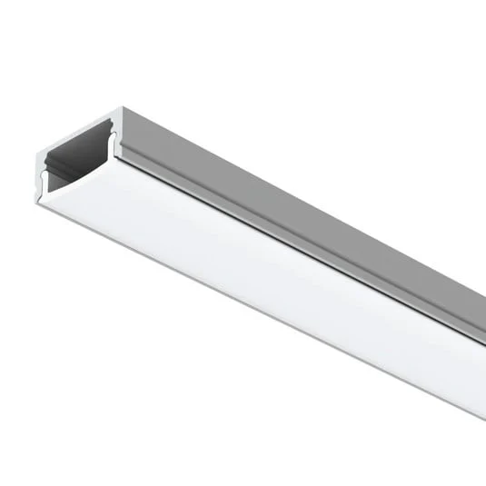 Perfil para tira LED SLC A1, aluminio, longitud 2 m, altura 8 mm Estructura