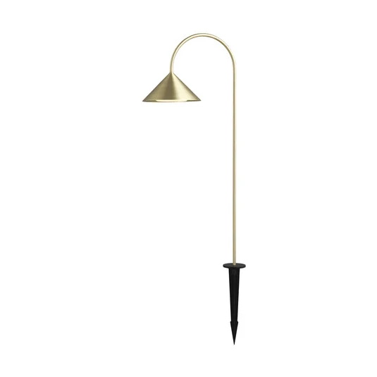 Lámpara LED con pica para suelo Grasp, color latón, 82 cm, IP44 - FRANDSEN