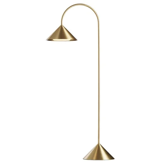Lámpara de pie recargable LED Grasp H72 color latón - FRANDSEN