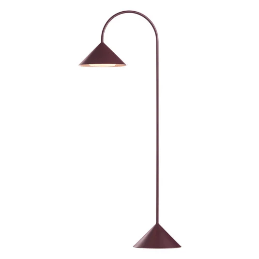 Lámpara de pie recargable LED Grasp H72 Rojo oscuro - FRANDSEN