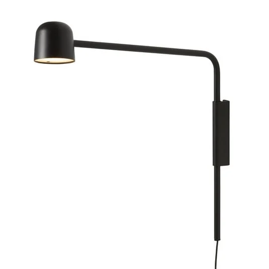Satellite Aplique de Pared Matt Black - Frandsen