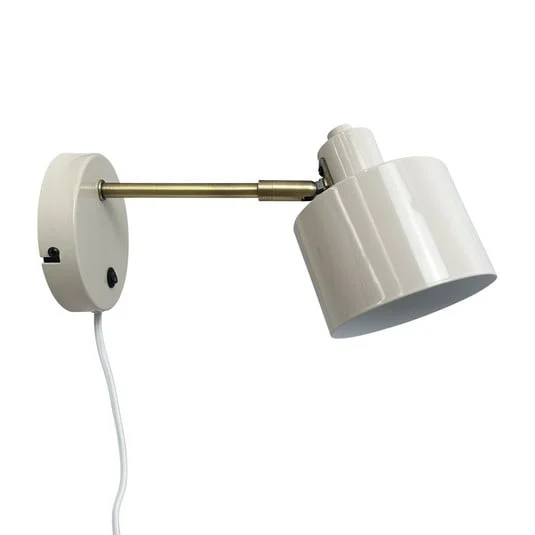 Ocean Aplique de Pared Beige/Brass - Dyberg Larsen