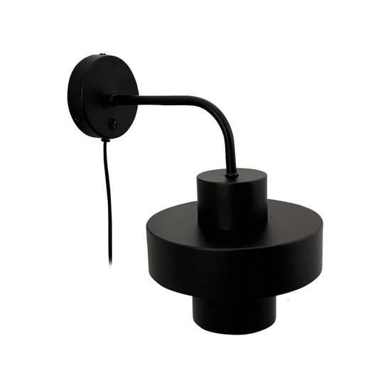 Stoke Aplique de Pared Mate Negro - Dyberg Larsen