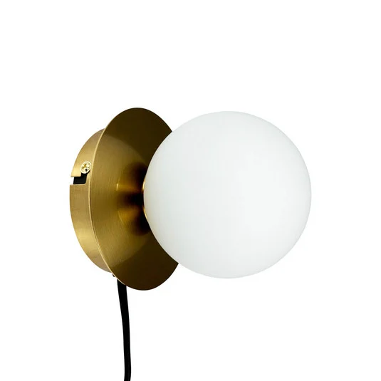 Sia Aplique de Pared Opal/Brass - Dyberg Larsen