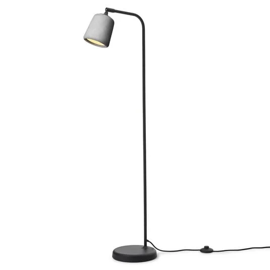 Material Lámpara de Pie Light Grey Concrete - New Works