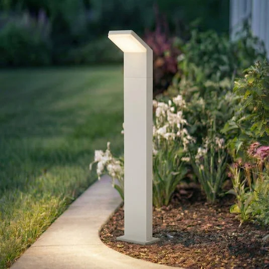 Bolardo luminoso LED Arcchio Yolena, 100 cm, blanco, IP65