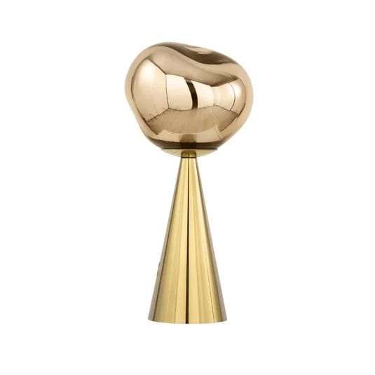 Lámpara de mesa Melt Portable dorada - Tom Dixon