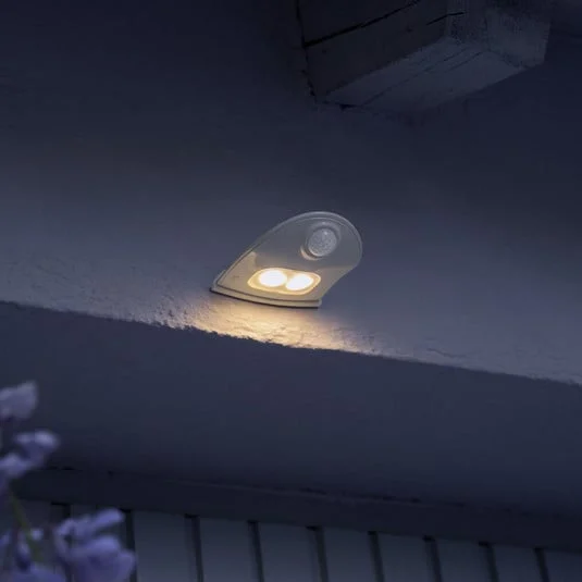 Aplique LED para exterior OSRAM DOORLED DOWN, blanca, sensor, batería