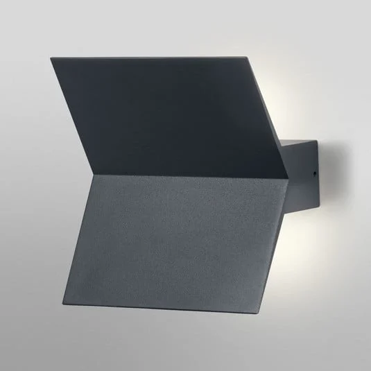 Aplique LED para exterior OSRAM ENDURA STYLE BAT, gris oscuro IP44