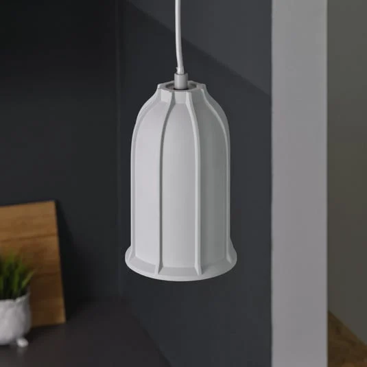 Lámpara colgante OSRAM CONCRETE SIM, gris, Ø 12 cm, hormigón, E27