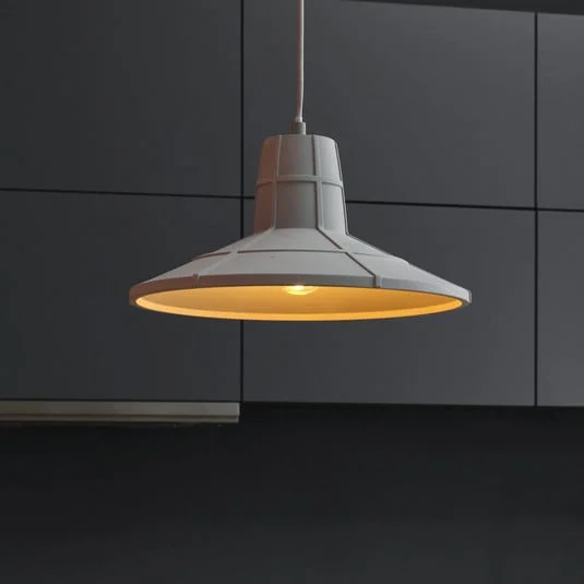 Lámpara colgante OSRAM CONCRETE SALA, gris, Ø 32 cm, hormigón, E27