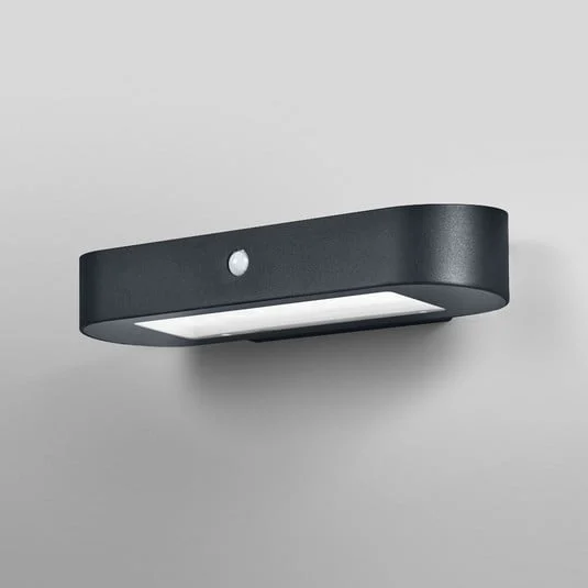 OSRAM LED-Sensor-Aplique de Pared ENDURA STYLE SOLAR OVAL 34 cm 830