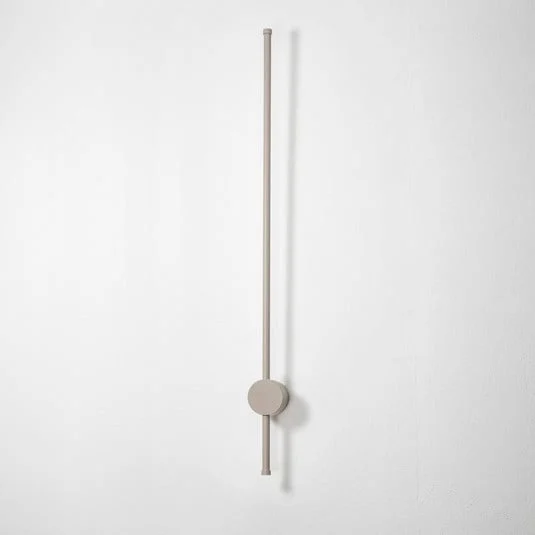Aplique de pared LED Orla M, arena, aluminio, altura 97 cm