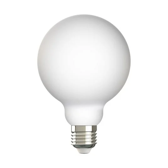 Bombilla LED Arcchio, E27, G95, 7 W, 2700 K, porcelana