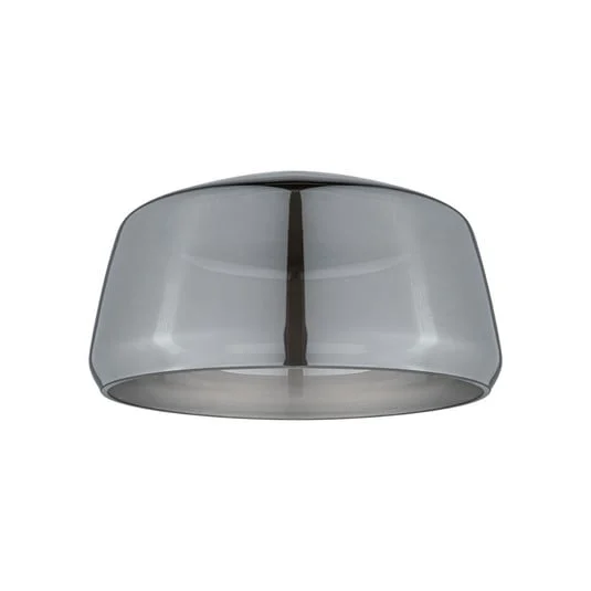 Pantalla Paulmann URail Neila 2Easy, Ø 23 cm, cristal ahumado